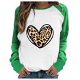 thumbnail image 1 of T-shirts Amusants pour Femmes, Imprimé d'Hiver, Manches Longues, Col Rond, Mignon, 1 of 5