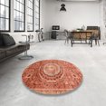 thumbnail image 3 of Ahgly Company Tapis d'Intérieur Rectangulaire Abstrait Rouge Tapis de Zone Abstrait, 8 Pieds x 10 Pieds, 3 of 6