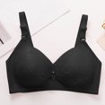 thumbnail image 3 of Bocqde Women's Plus Size Bra Embroidery Comfortable Breathable No Underwire Push Up Bra Full Coverage Soft Support Bralettes, 3 of 6