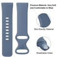 thumbnail image 3 of Premium Silicone Sports Watch Band with Sweat Proof for Smartwatch Adjustable Wide Compatibility, 3 of 3