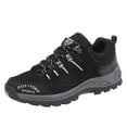 thumbnail image 1 of Wyzesi Espadrilles Rouges Tout-Petits Mode Toutes Saisons Hommes Chaussures de Sport de Randonnée Bout Rond à Lacets Plates Non Confortables Couleur Unie, 1 of 9