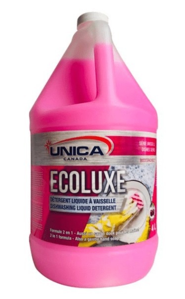 Ecoluxe, Dishwashing Liquid Detergent, Cherry Scent, 4L