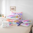 thumbnail image 5 of YST Mermaid Queue Ensemble de Literie Arc-en-Ciel 7 Pcs, Très Grand Lit – Ensemble de Draps Princesse Scintillant, Kawaii Réversible, Polyester, 5 of 5
