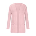 thumbnail image 4 of Timegard Cardigan for Women Long Sleeve Knitted Jackets Coat Open Front Outwear Fall Winter Solid Color, 4 of 6