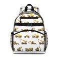 thumbnail image 1 of Cartoon Car Toddler Backpack Adjustable Padded Straps Chest Buckle Water-Resistant Durable School Backpack, 1 of 6