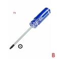 thumbnail image 1 of T8/T9/T10 Torx Screwdriver - 360 PS3 Controller Repair Tool, Steel Body, PVC Handle, 3 Sizes, Blue+Silver, 1 of 7
