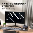 thumbnail image 4 of Filtre de Confidentialité pour Moniteur Antireflet 16:9 de 24 Pouces - Protection d'Angle de Vision ±30°, Blocage de la Lumière Bleue (70 %) et Réduction des UV (66 %), Protège-Écran en ABS Résistant aux Rayures avec Installation à Clipser pour, 4 of 6