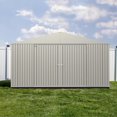 thumbnail image 1 of Arrow Elite 14 x 14 x 8 ft Cool Grey Steel Storage Shed, 1 of 9