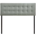 thumbnail image 2 of Modway Emily Tufted Button Headboard, Full, Gray, 2 of 5