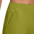 thumbnail image 4 of Moxiu Pantalon de Travail pour Femmes avec Poches Taille Haute Extensible Capris de Golf pour Femmes pour l'Été avec Poches Travail Décontracté Multicolore,G, 4 of 8