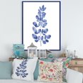 thumbnail image 3 of Designart Navy Blue Eucalyptus II FLOAT FRAME WALL ART, 3 of 3