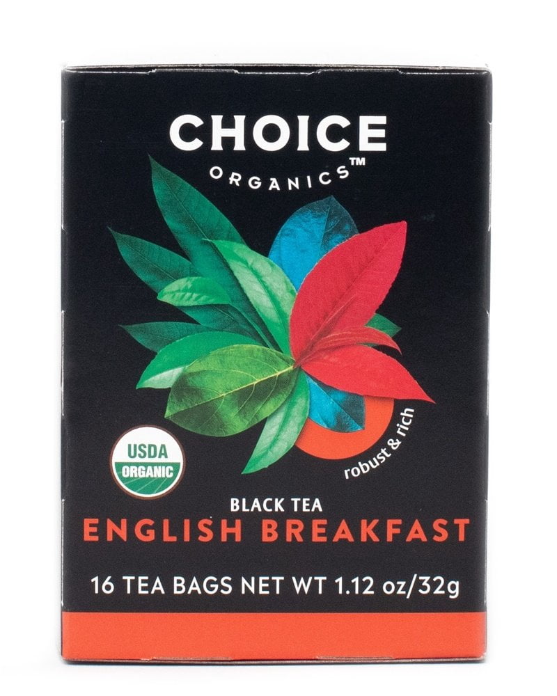 Choice Organic Teas - Organic Black Tea English Breakfast - 16 Tea Bags