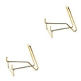 thumbnail image 3 of Baohd Iron Ores Stone Display Stand Desktop Rock Holder Decor Base Home Office Golden L 2Set, 3 of 6