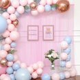 thumbnail image 4 of MesaSe 1 Panel Fiber Sheer Backdrop Curtain Arch Drapes Wrinkle-Free 5ft x 9.2ft, 4 of 24