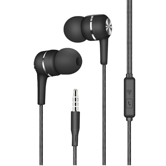 Headphones Microphone Wired Stereo Earbuds Bass Compitable With Earphones For Android Phone Holder