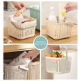 thumbnail image 4 of Vaidha Hollow Hand Basket Multifunctional Home Bathroom Plastic Storage, 4 of 6