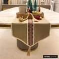 thumbnail image 2 of La HomeCentric Buchra Table décorative Runner 14 '' x 60 '' Tribal Marocain Dentelle & Tassel Linen, 2 of 10