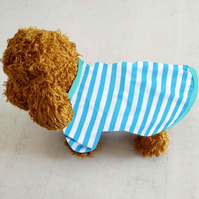 SIfdSeng Designer Pet Clothes Pet Clothes Dog Striped Round Neck T Shirt Pet Striped Shirt Pet Clothes Korean Style Small Dog Clothes Dog Clothes for Medium Dogs Girl Winter