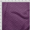 thumbnail image 3 of oneOone Georgette Viscose Purple Fabric Florals Quilting Supplies Print Sewing Fabric By The Yard 42 Inch Wide, 3 of 4