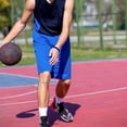 thumbnail image 3 of 1pc/2pcs Fine Patella With Basketball Knee Force Band Silicone Running Fitness Pad Elastic Fixation Protection, 3 of 9
