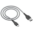 thumbnail image 2 of Onn. 3 FT./0.9 m Lightning to USB-A Braided Cable, 2 of 4