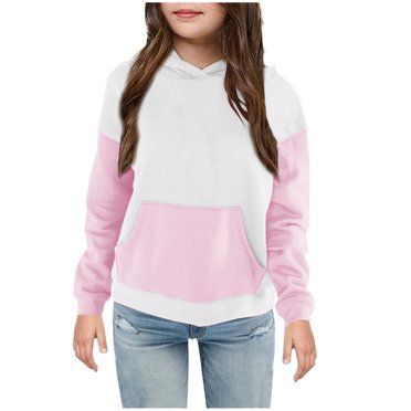 Chandail à Capuchon en Molleton pour Garçons et Tout-Petits, Chandails à Capuchon, Chemise pour Enfants, T-shirt à Manches Longues à Motif, T-shirt Imprimé à Col Rond, Haut Court, Garçons et Filles, Chandail à Capuchon, Roses, 7 Ans