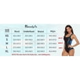 thumbnail image 2 of Charmo Womens One Piece Sport Swimsuits High Cut Bathing Suits Adjustable Straps Athletic Competition Racing Swimwear, 2 of 6