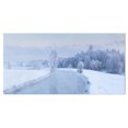 thumbnail image 2 of Blue Frosty Winter Weather Panorama - Landscape Print Wall Artwork, 2 of 3