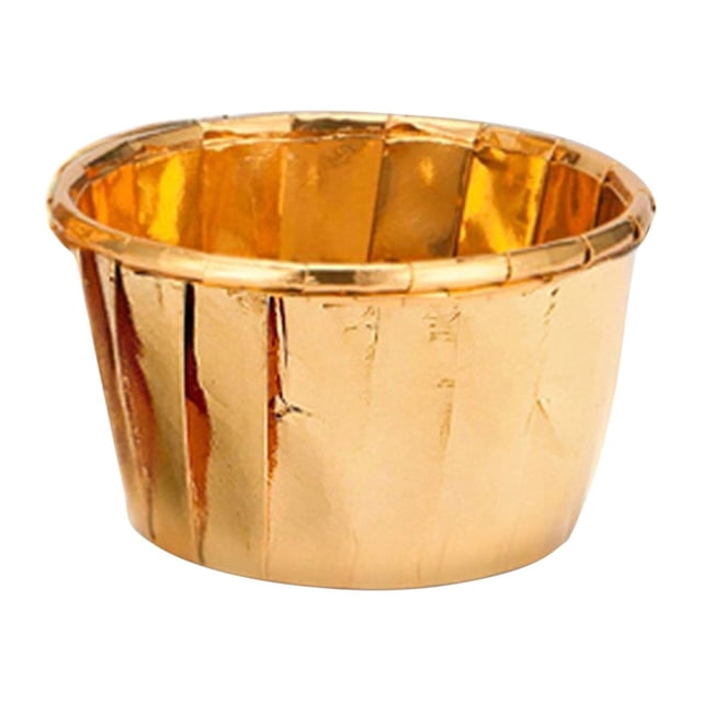 Oleegame 1PC 50Pcs Baking Cups Cupcake Liners Cake Cup Holder Aluminum Party Wedding
