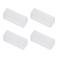 thumbnail image 1 of Unique Bargains Watch Band Strap Loops Silicone for 19mm Width Watch Band, Transparent 4 Pack, 1 of 5