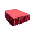 thumbnail image 2 of Luxurious Lace Bed Skirt Full Coverage Dirtproof Wear-Proof, Heavy Duty Bed Skirt All-Season Mattress Cover, 200x150cm Polyester-Cotton Ruffled Design for Bedroom Decor with Elastic Bands,, 2 of 6