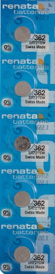 5 x Piles de Montre Renata 362, Pile SR721SW
