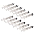 thumbnail image 1 of BRIGHTFUFU 10Pcs White Lotion Syringe Sub Bottle Set Durable Refillable Storage Bottles for Travel, 1 of 8