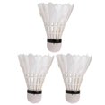 thumbnail image 1 of Spptty 3pcs Goose Feather Shuttlecocks Badminton Ball Game Training Equipment, 1 of 1