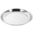 thumbnail image 1 of Stainless Steel Steaming Dish with Holes Thick Steamer Rack Food Plate Cookware (for 34cm Wok), 1 of 9