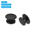 thumbnail image 4 of Uxcell Plastic Button Charm, 10 x 8mm Dia Button Accessories, Black 100 Pack, 4 of 6