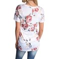 thumbnail image 2 of Nlife T-shirts à Manches Courtes et Col Rond Women Floral Print, 2 of 4
