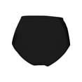 thumbnail image 4 of Women Bikini Bottoms High Waist Retro Basic Full Coverage Skin Friendly Beach Swimwear, 4 of 4