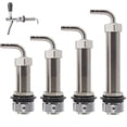 thumbnail image 2 of 75MM Stainless Steel Beer Faucet Shank Elbow Homebrew DIY Parts, 2 of 5