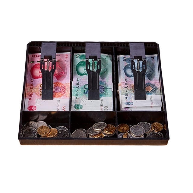 serony Plateau d'Insertion pour Tiroir à Billets Remplacement Boîte de Rangement pour Pièces de Monnaie