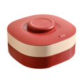 thumbnail image 2 of Lipstore Divided Serving Tray Food Server Snack Platter for Home Dining Room New Year Red and White, 2 of 8