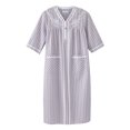 thumbnail image 1 of Women's Open Back Adaptive Nightgown with Zip Front, 1 of 1