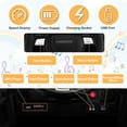 thumbnail image 4 of Patiojoy 12V Kids Ride On Car Electric Vehicle Jeep with Parental Remote Music Horn Headlights Slow Start Function Black, 4 of 10