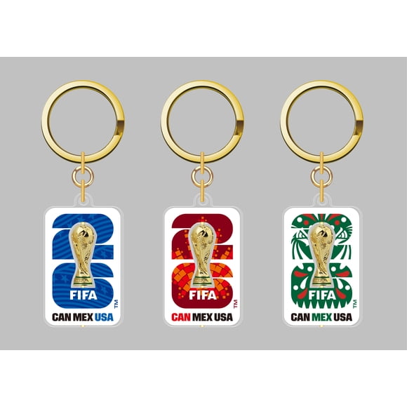 FIFA 2026 3D KEYCHAIN ROTATING TROPHY HOUST COUNTRIES