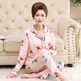 thumbnail image 1 of REDHOTYPE Pyjama de Mère Femmes Printemps et Automne Manches Longues Grande Taille Nouvelle Mode Floral Coton Homewear Set, 1 of 2