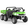 thumbnail image 1 of Ourlova 24V Remote Control Electric Ride-On Dump Truck for Kids, 4WD, 6 Wheels Power, 1 of 9