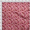 thumbnail image 4 of oneOone Velours Rouge Tissu Abstrait Matière de Robe Tissu Imprimé Tissu au Mètre 58 Pouces de Large, 4 of 4