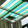 thumbnail image 1 of PRETXORVE Outdoor Sunny Shade, Pergola, And Backyard Patio With Protection, Heat Material, Reinforced Grommets（Four Color Stripes）, 1 of 7