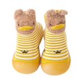 thumbnail image 1 of Infant Toddler Baby Cartoon Animals Non-slip First Walkers Elastic Socks Shoes, 1 of 3