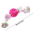 thumbnail image 2 of Pet Dog Toy - Cotton Rope Double - Knot, Teeth Cleaning, Durable, Safe, Easy to Clean, for Oral Health, 2 of 4